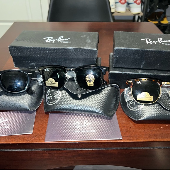 Rayban clubmaster/wayfarer Available.  With case and Box. - Picture 4 of 7